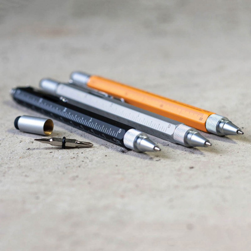 cadeau pour les p/ères Lot de 2 stylos multifonctions 6 en 1