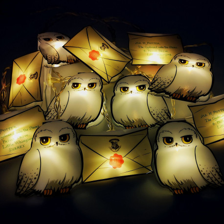 Guirlande Harry Potter - Hedwige et Lettre Poudlard
