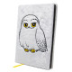 Carnet de Notes Harry Potter Hedwige Premium Fourrure