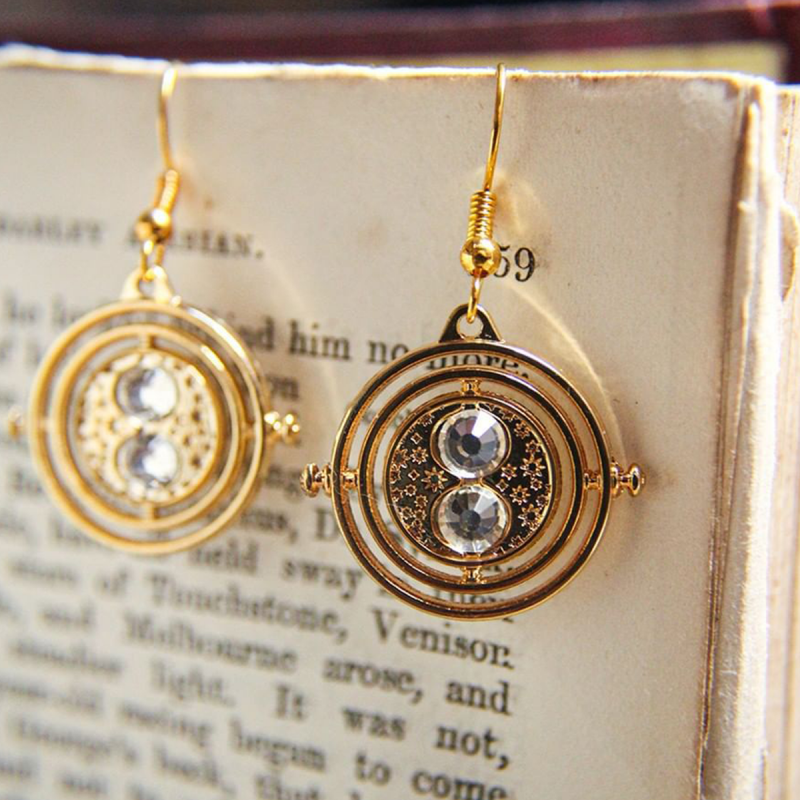 Paire de boucles d'oreilles Vif d'Or Harry Potter sur Kas Design