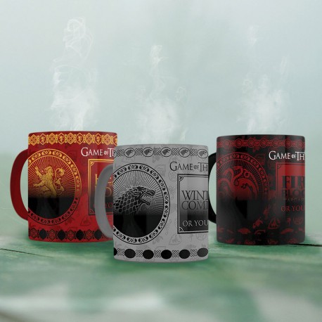 Mug Thermoréactif Familles de Game of Thrones