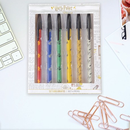 Stylos Bille Harry Potter - Lot de 6