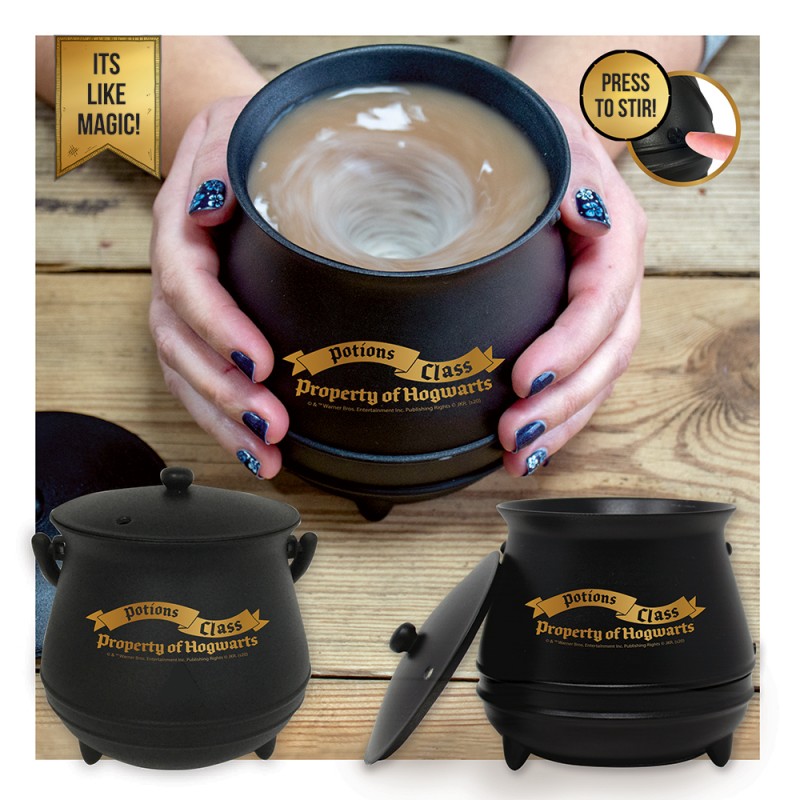 Tasse chaudron magique Harry Potter avec mélangeur sur Kas Design