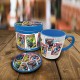 Boîte Cadeau Super-Héros Marvel avec Mug et Sous-Verre