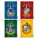 Panneau en Bois Harry Potter Maisons Poudlard
