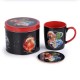 Boîte Cadeau Harry Potter Maisons Poudlard avec Mug et Sous-Verre