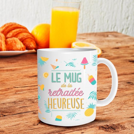 Mug de la Retraitée Heureuse