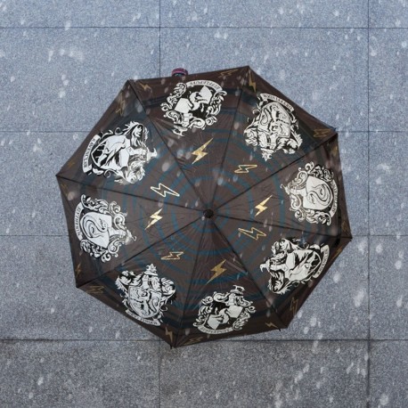 Parapluie Magique Harry Potter Blasons Maisons Poudlard