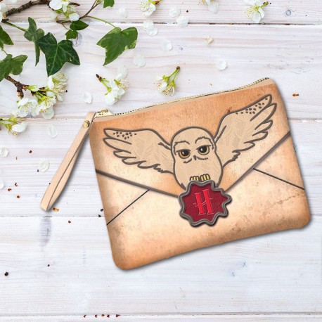 Porte-Monnaie Harry Potter Hedwige Lettre d'Admission Poudlard