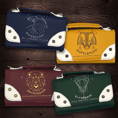 Pochette Portefeuille Harry Potter Maisons Poudlard