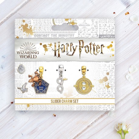 Pendentifs Charm Harry Potter - Chocogrenouille, Retourneur de Temps et Lunettes