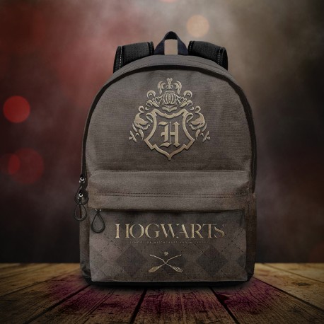 Sac à Dos Harry Potter Poudlard Marron et Bronze