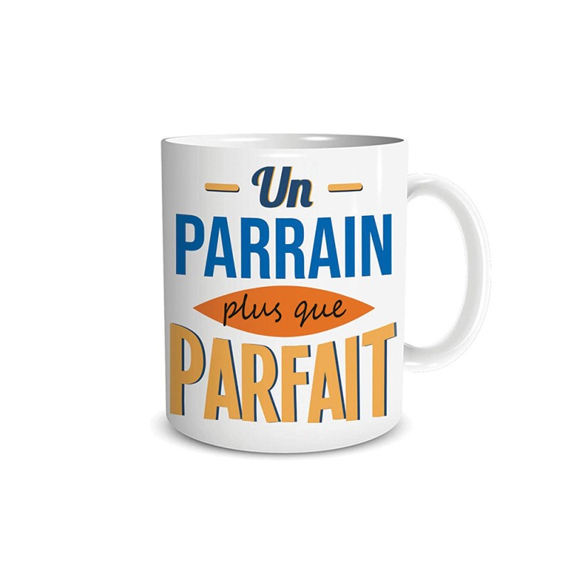 Coffret cadeau mug et chaussettes - Super Parrain