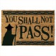 Paillasson Seigneur des Anneaux - You shall not pass