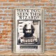 Plaque Métallique 3D Harry Potter - Wanted Sirius Black
