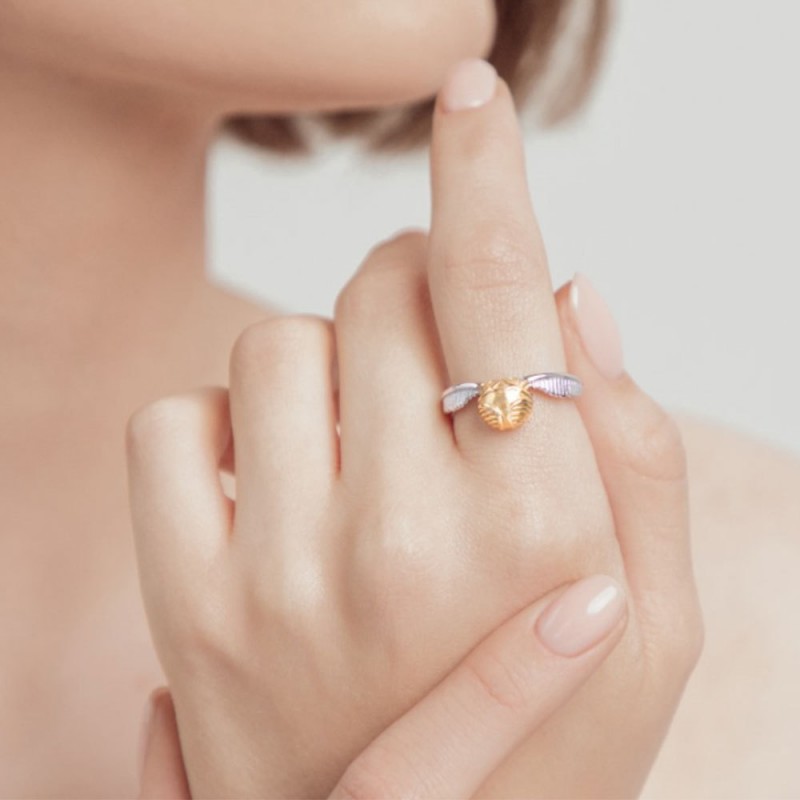 Bague Vif d'Or Harry Potter sur Kas Design