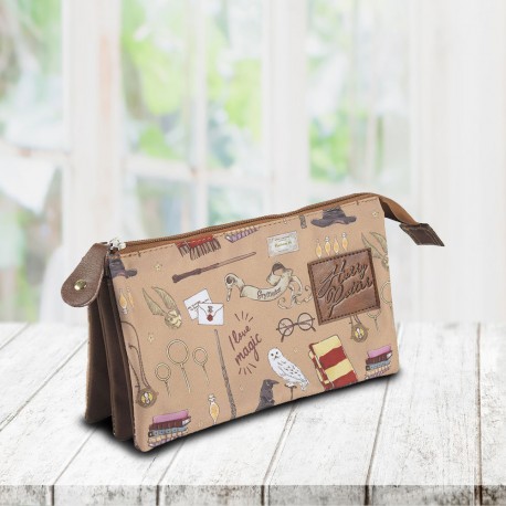 Trousse Triple Rétro Harry Potter