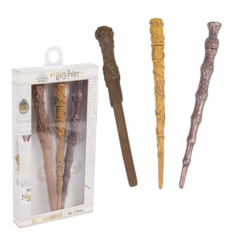 Set Stylo et Crayon Harry Potter - Baguette Magique