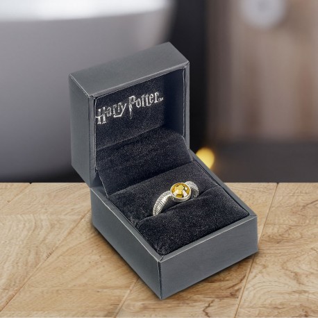 Bague Harry Potter Vif d'Or Argent et Cristaux