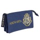 Trousse Triple Harry Potter Bleue Poudlard