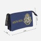 Trousse Triple Harry Potter Bleue Poudlard