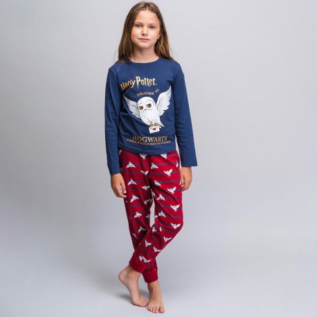 Pyjama Harry Potter Hedwige Manches Longues - Lot de 8
