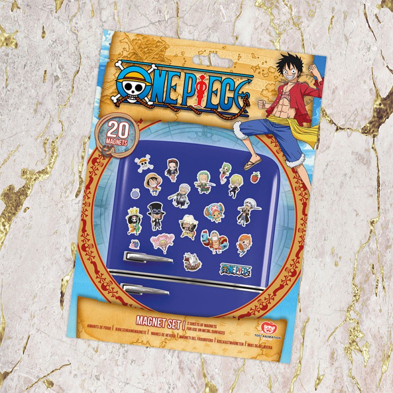 Aimants pour Frigo One Piece Chibi - Lot de 20 sur Kas Design