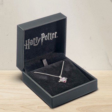 Collier Harry Potter Philtre d'Amour Argent et Cristaux