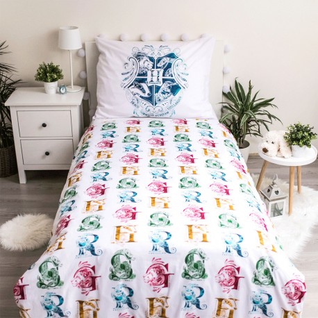 Parure de Lit Harry Potter Maisons Poudlard