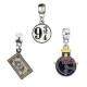 Pendentifs Charm Harry Potter - Quai 9 3/4, Poudlard Express et Ticket Train