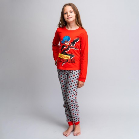 Pyjama Long Lady Bug Miraculous - Lot de 10