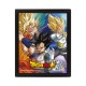 Cadre Dragon Ball Z Personnages Effet Animé 3D
