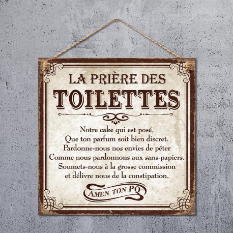 Pancarte De Bois, Les Règles Pour Les Toilettes, Affiche WC