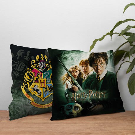 Coussin Harry Potter Personnages - Blason Poudlard