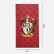 Serviette de Plage Harry Potter Maison Gryffondor