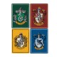 Petite Plaque Métallique Harry Potter Maisons Poudlard
