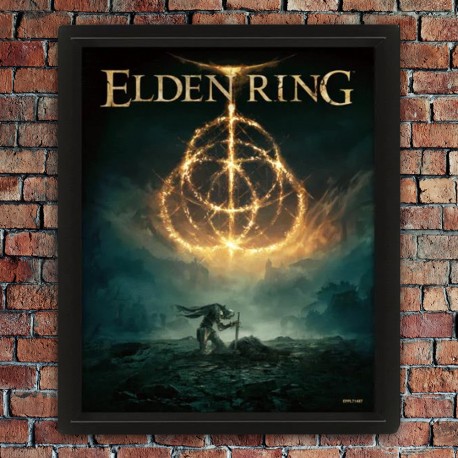 Cadre Elden Ring Champ de Bataille Effet Animé 3D