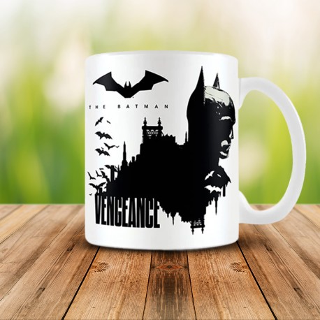 Mug Batman Vengeance Gotham City Noir et Blanc