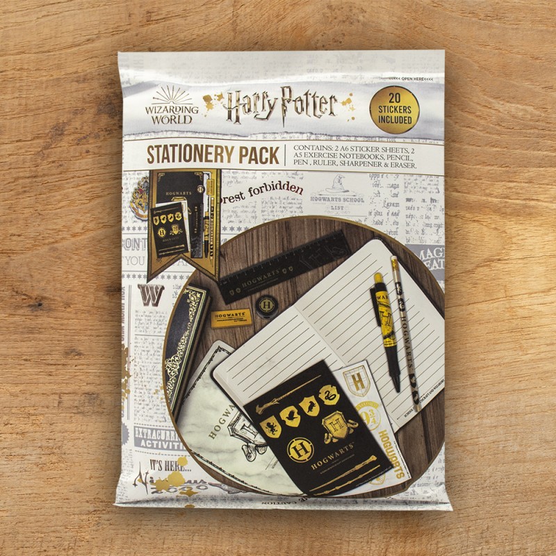 Set Papeterie Harry Potter Poudlard sur Kas Design