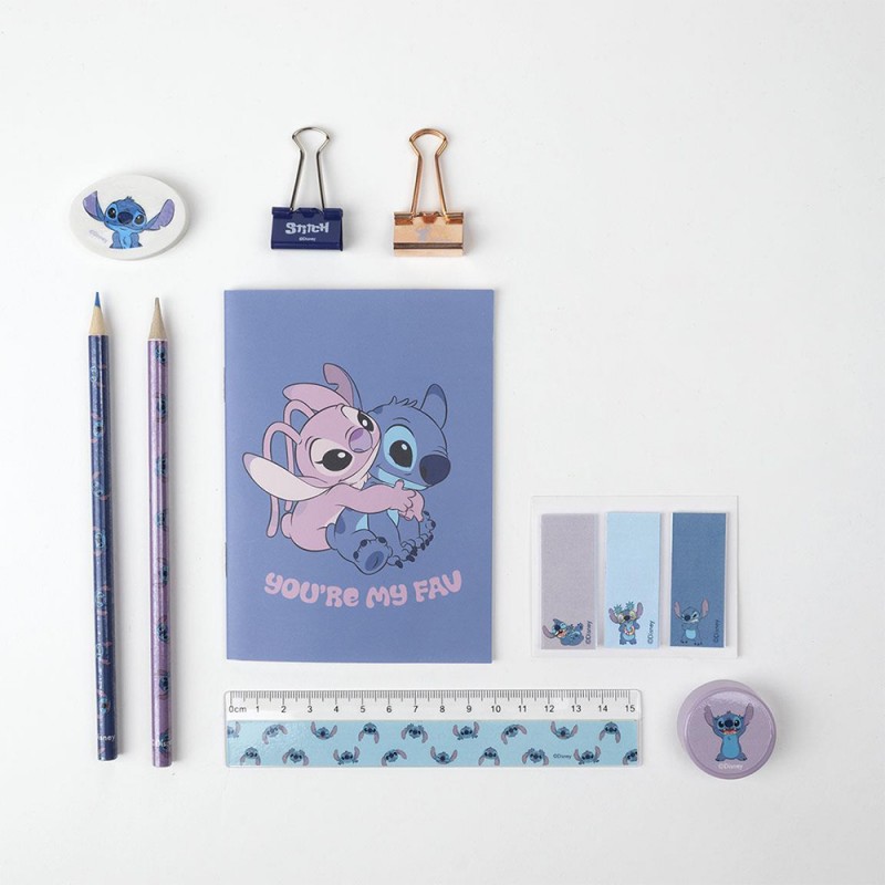 Trousse Papeterie Scolaire Stitch Disney sur Kas Design