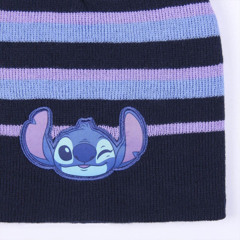 Bonnet à Pompon Stitch Disney sur Kas Design