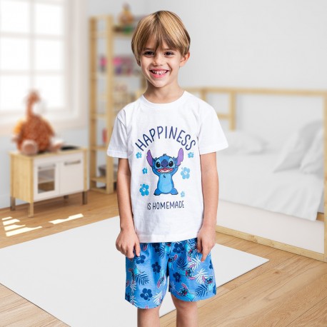 Pyjamas Courts Stitch Disney Enfants - Lot de 12