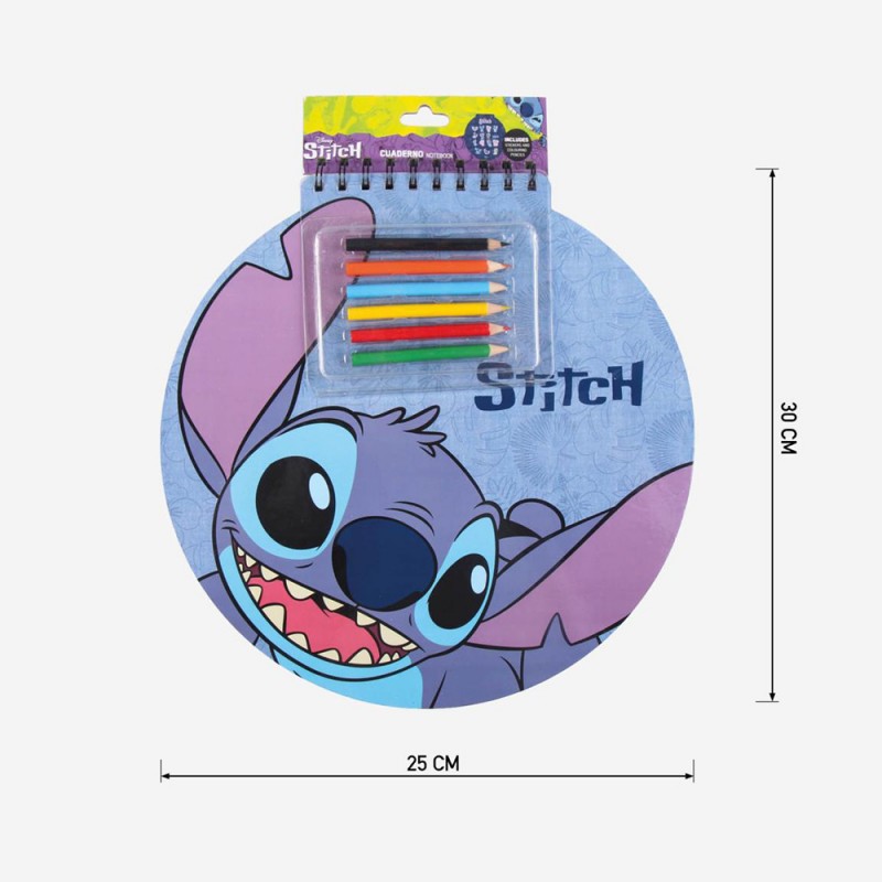 Livret de Coloriage Stitch Disney Stickers Crayons de Couleur - Kas Design