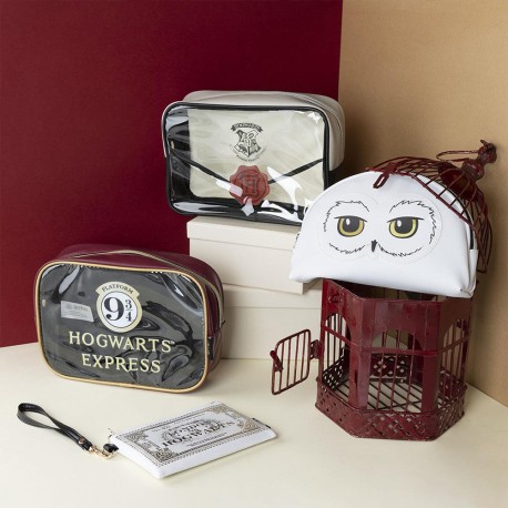 Set Trousse de Toilette et Pochette Maquillage Harry Potter