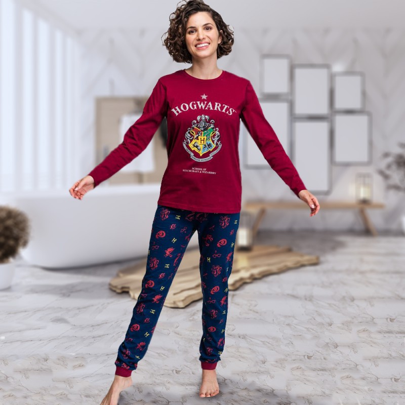 Pyjama Harry Potter Poudlard Adulte - Lot de 8 sur Kas Design