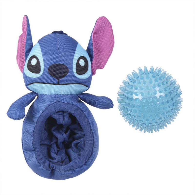 Balle pour Chien avec Peluche Stitch Disney sur Kas Design