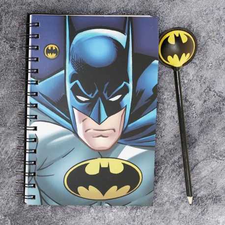 Set Batman - Carnet Spirales et Crayon