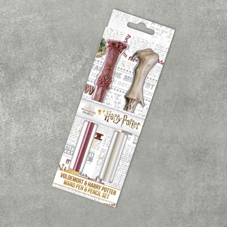 Set Stylo et Crayon Baguettes Magiques Harry Potter