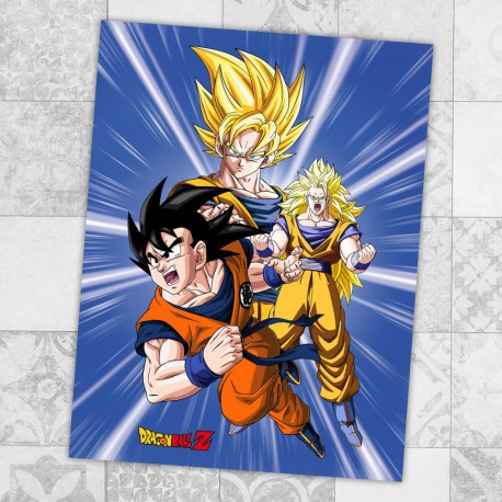 Dragon Ball Z - Ensemble Coussin + Plaid - Plaid dragon Ball Z