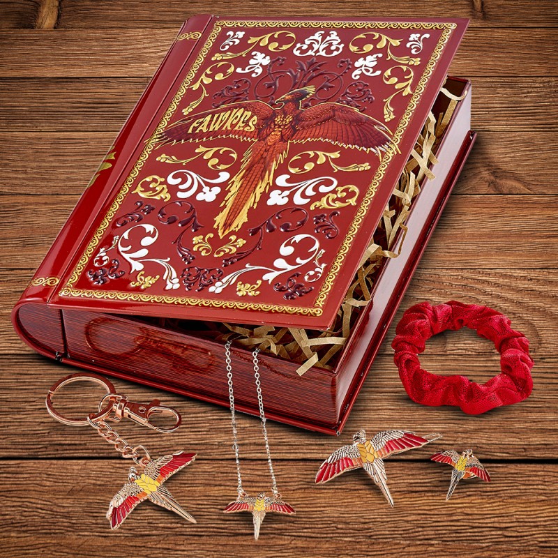 Livre Cadeaux Harry Potter Bijoux Fumseck le Phénix - 5 Pièces sur Kas  Design
